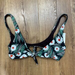Mara Hoffman Tie Front Bikini Top